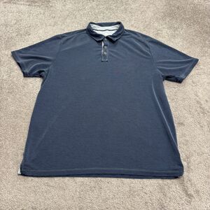 Tommy Bahama Polo Shirt Mens XL Faded Blue Short Sleeve Classic Casual Preppy